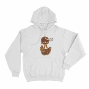 Breezy Bowl XX Hand Globe Unisex Hoodie White