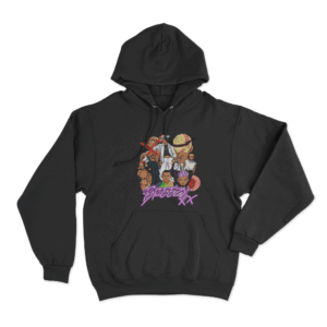 Chris Brown Anime Unisex Hoodie Black