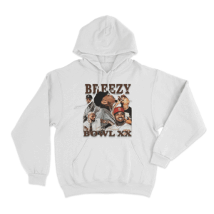 Chris Brown Breezy Bowl XX Unisex Hoodie White