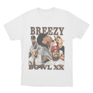 Chris Brown Breezy Bowl XX Unisex T Shirt White