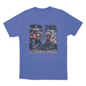 Chris Brown and Usher Tour Unisex T Shirt Blue